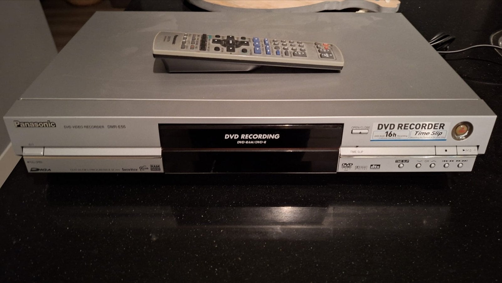 Panasonic DMR-E55 DVD Recorder met afstandsbediening, Audio, Tv en Foto, Ophalen of Verzenden, Gebruikt, Dvd-recorder, Panasonic