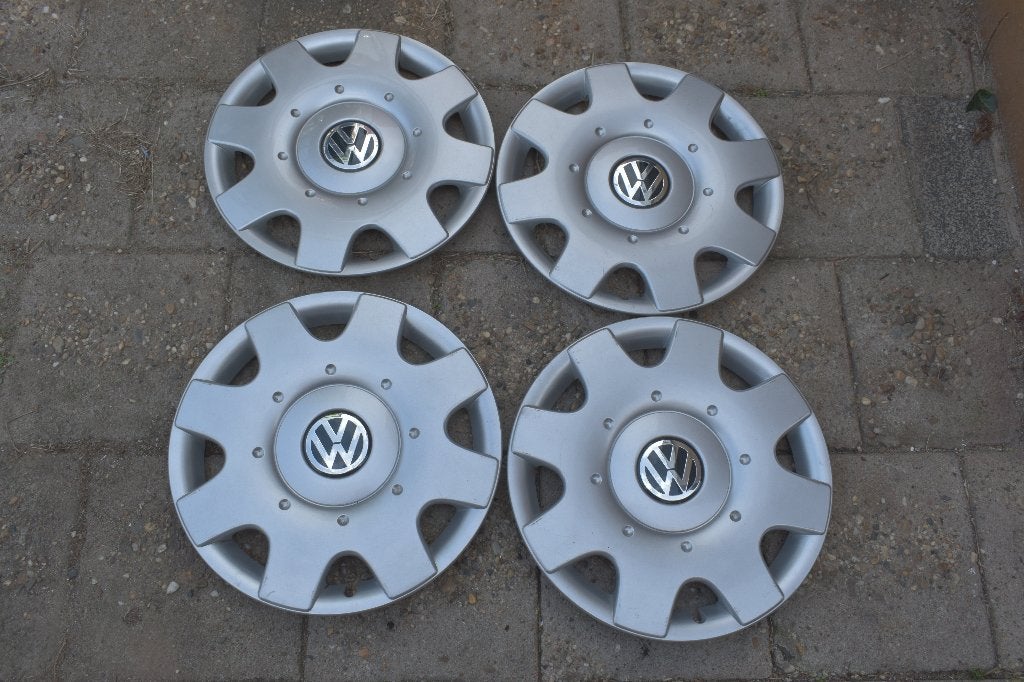 Set van 4 originele wieldoppen Volkswagen Golf 4 16 inch, Auto diversen, Ophalen of Verzenden, Gebruikt