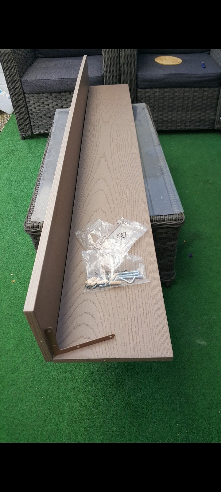 Dubbele Wandplank / Boekenplank - Nieuw in doos, Huis en Inrichting, Woonaccessoires | Wandplanken en Boekenplanken, Ophalen