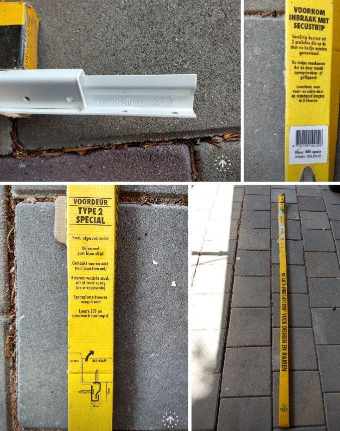 Secustrip (nieuw), Ophalen, Nieuw, Slot