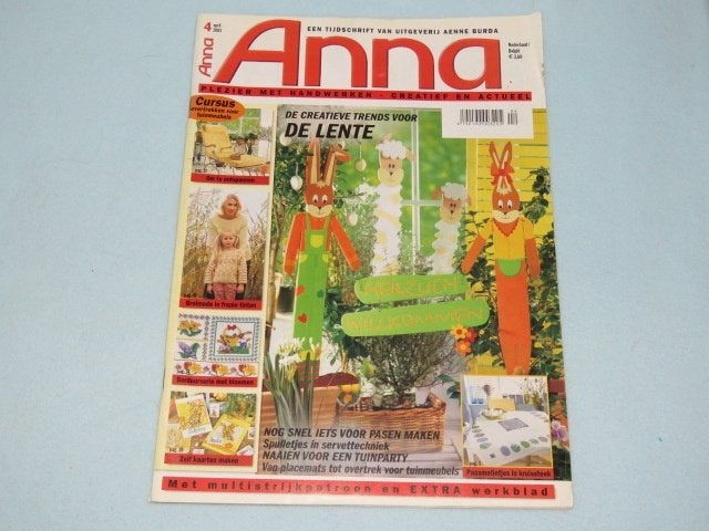 Anna, handwerken en knutselen voor Pasen, lente, april 2003, Diversen, Ophalen of Verzenden, Zo goed als nieuw