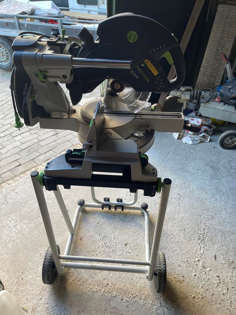 Festool KS 120 EB Kapex + UG-Kapex - Zeer goede staat, Doe-het-zelf en Verbouw, Gereedschap | Zaagmachines, Zo goed als nieuw