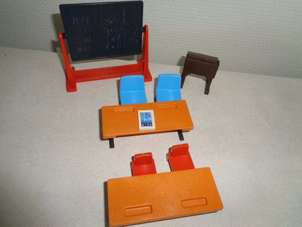 Playmobil klaslokaal., Ophalen of Verzenden, Zo goed als nieuw, Complete set