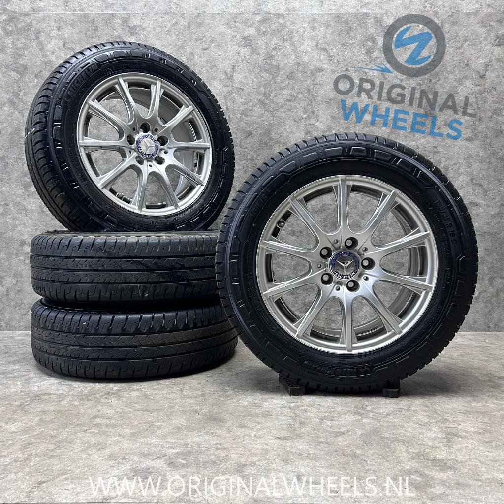 16  inch originele velgen + banden Mercedes Vito A2054012400, 16 inch, Banden en Velgen, Ophalen of Verzenden, Mercedes
