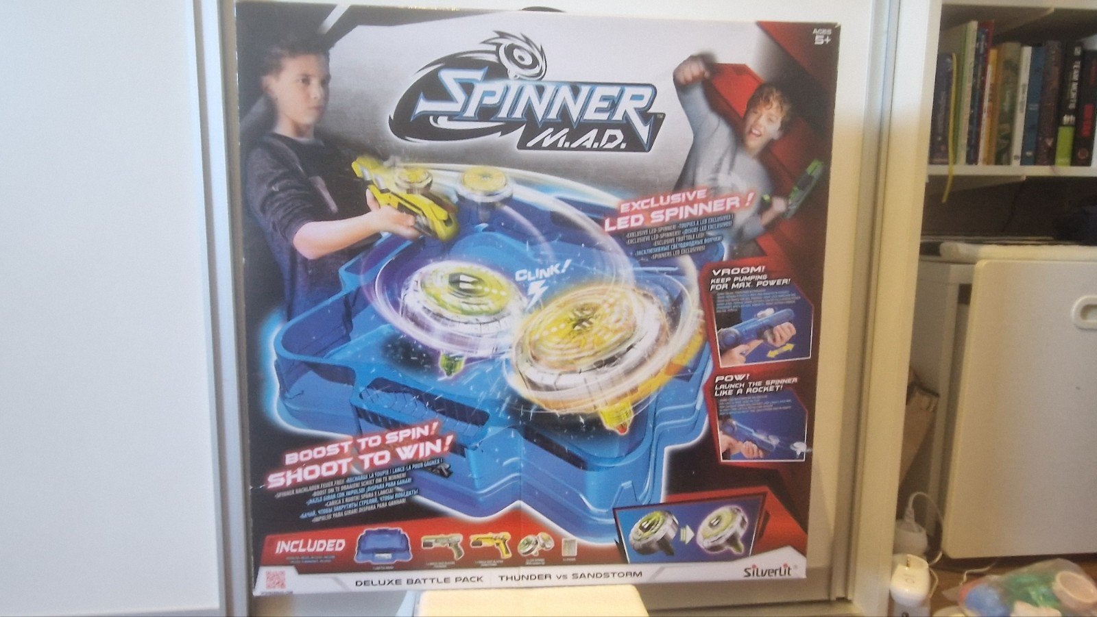 Spinner M.A.D. Deluxe Battle Pack - Thunder & Sandstorm, Ophalen, Zo goed als nieuw, Jongen of Meisje