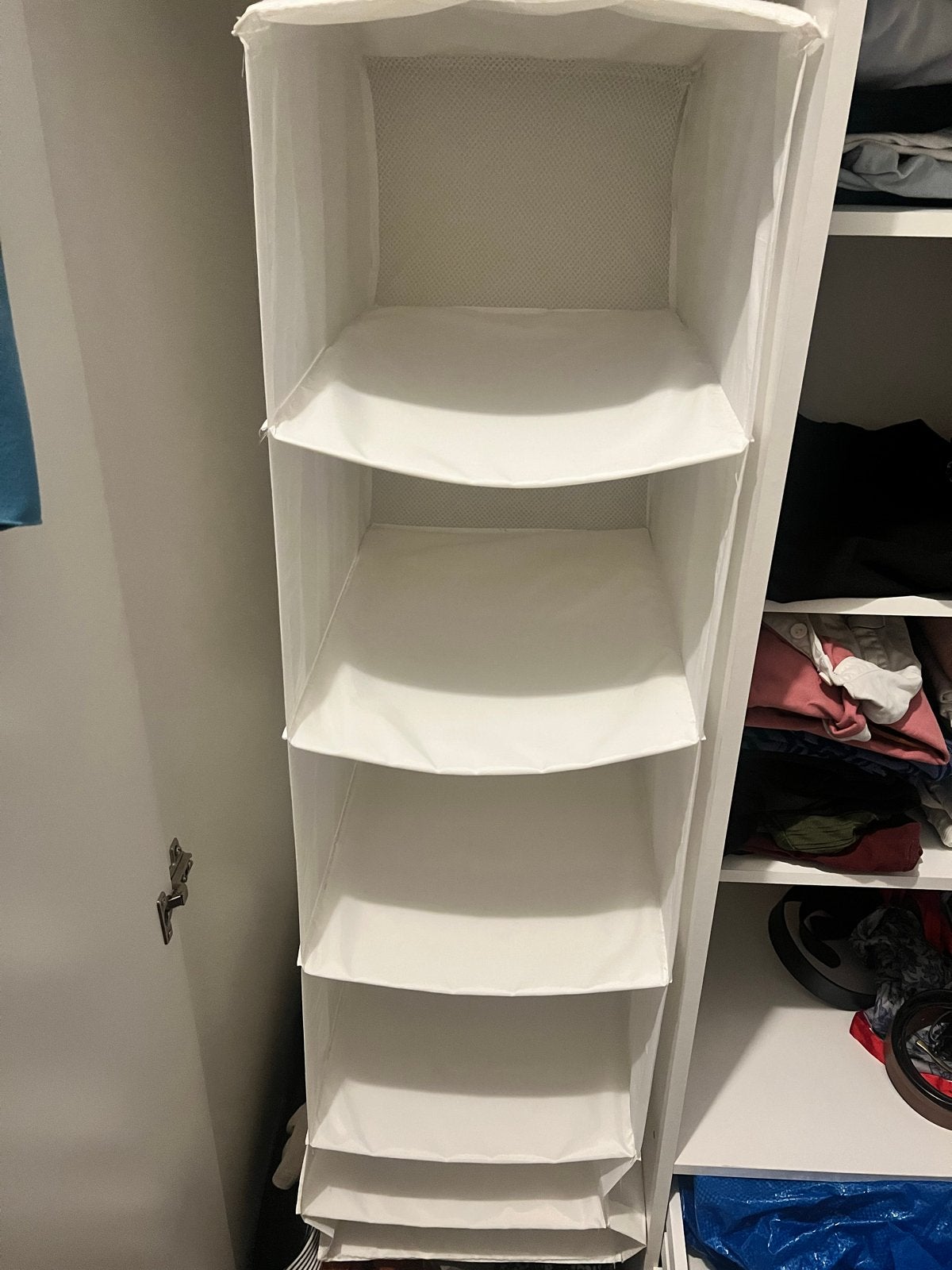 Witte hangende opberger met 6 vakken - IKEA SKUBB, Ophalen, Zo goed als nieuw