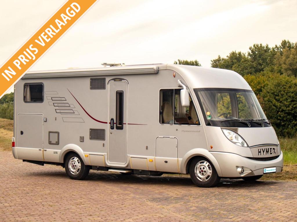 Hymer B694 SL 3.0,Luxe indeling,Oven,TV, Elektrische luifel, Caravans en Kamperen, Campers, Integraal, Ringverwarming, Fiat, Tot en met 2