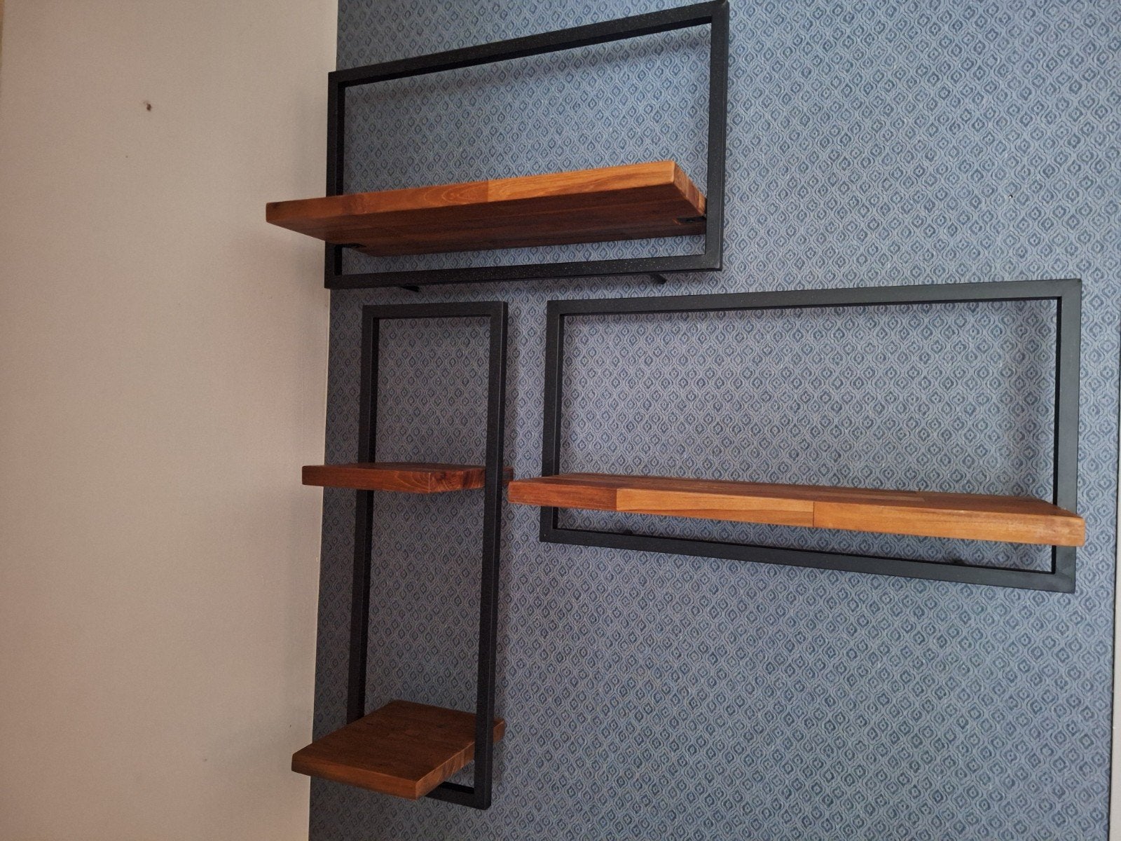 Dbodhi Teakhouten Wandplanken Set - Zo goed als nieuw, Ophalen, Zo goed als nieuw
