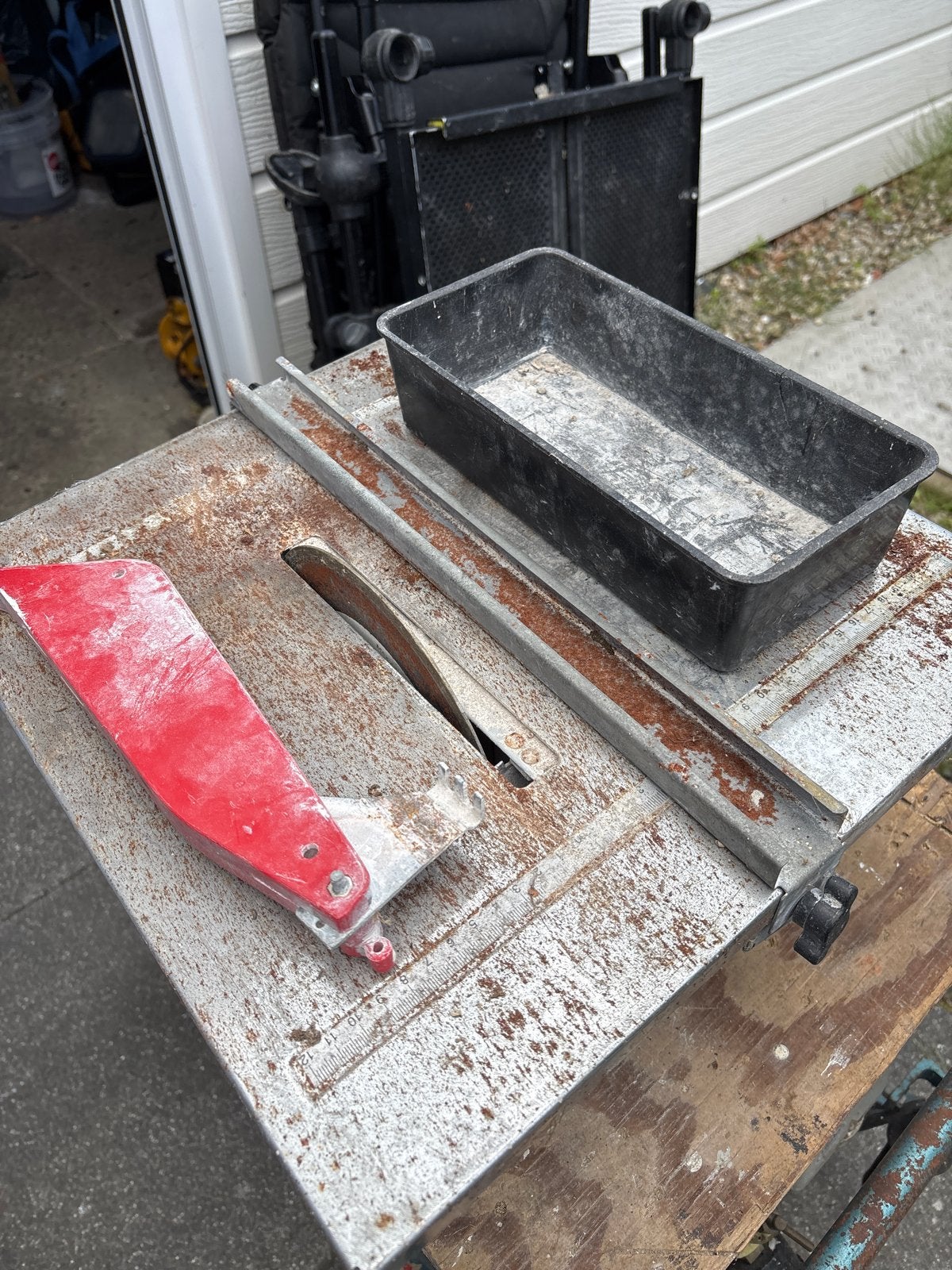 Gebruikte Tegelzaag Kinzo 1500W - Ideaal voor tegelwerk, Gebruikt, 70 mm of meer, Overige typen, Ophalen of Verzenden