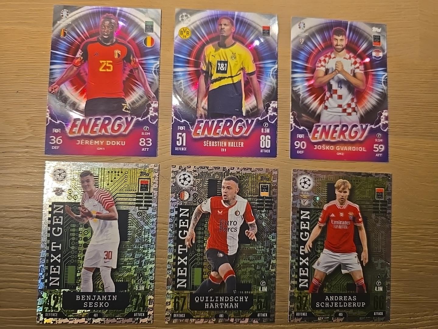 Topps Match Attax kaarten, Ophalen of Verzenden, Zo goed als nieuw, Buitenlandse clubs, Spelerskaart