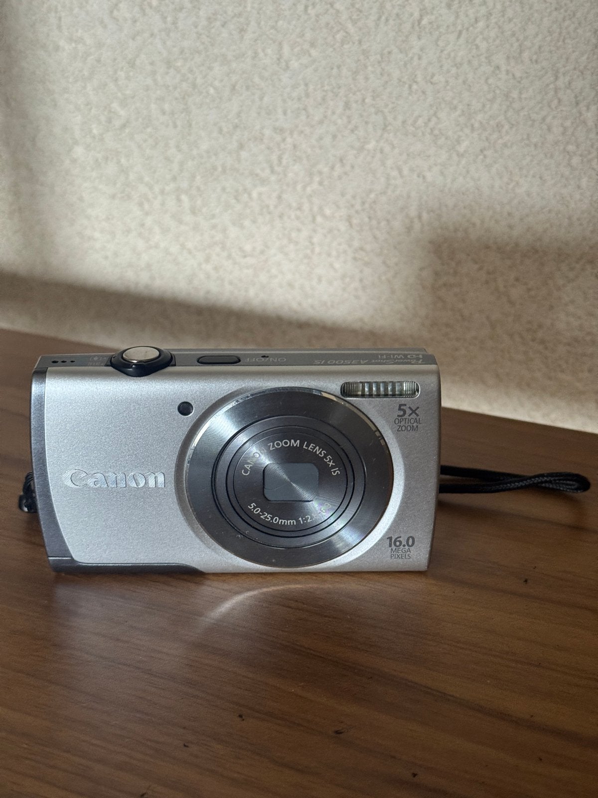 Canon PowerShot A3500 IS Compactcamera - Zilver, Ophalen, Gebruikt, Canon, Oplader