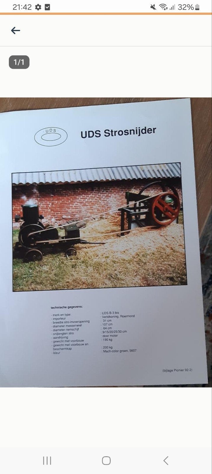 Stro snijder, Ophalen of Verzenden