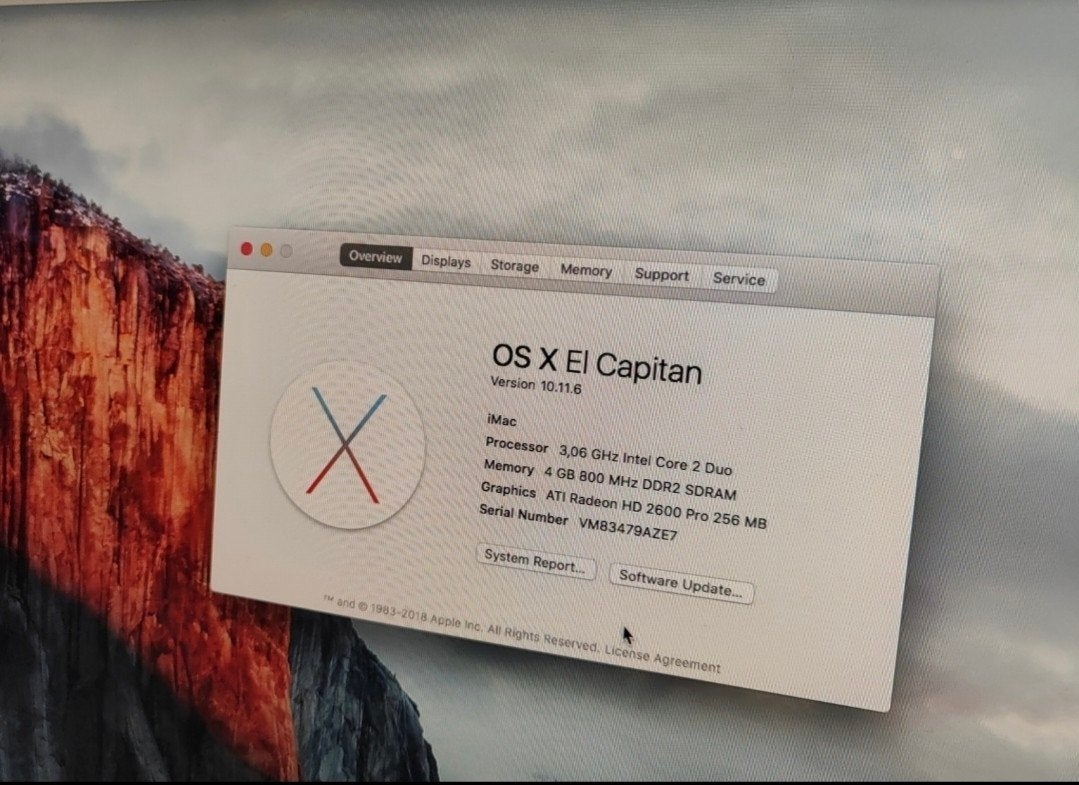 Apple iMac 20" (2008) Compleet | Toetsenbord & Muis | Werken, Ophalen, IMac, 2 tot 3 Ghz