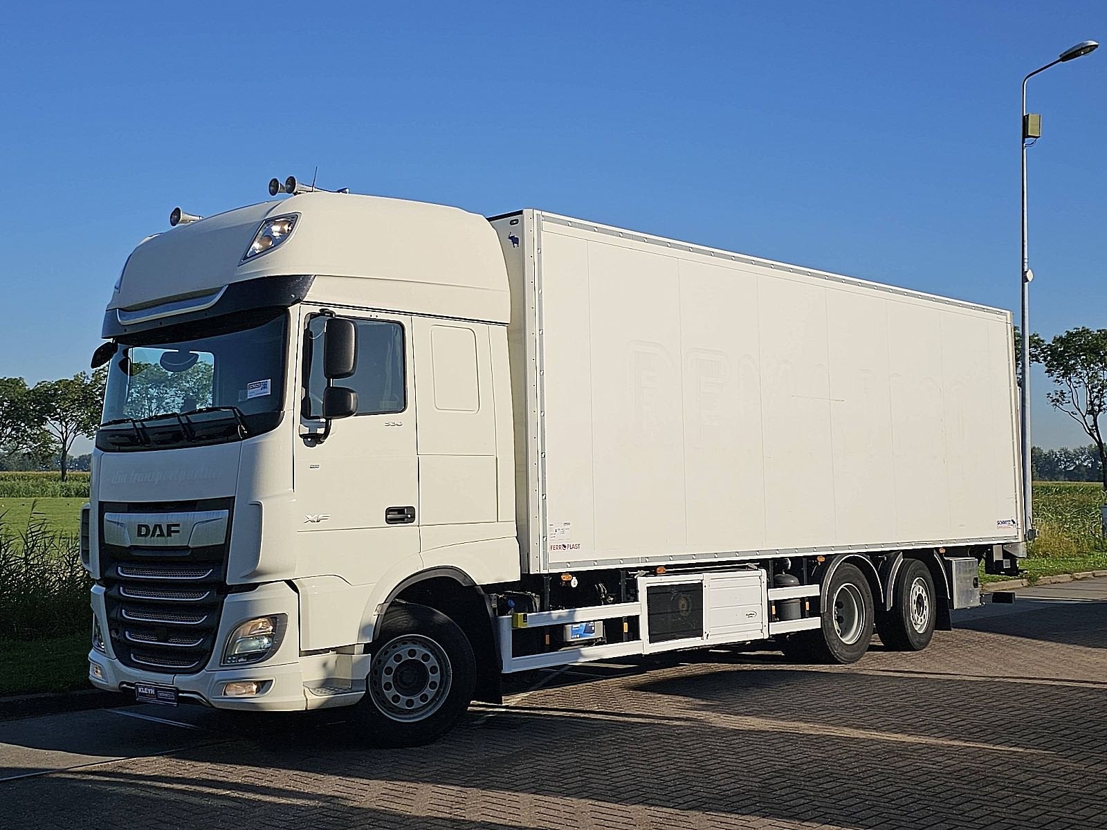 DAF XF 530 ssc 6x2 fan carrier, Auto's, Automaat, Stoelverwarming, Euro 6, Wit