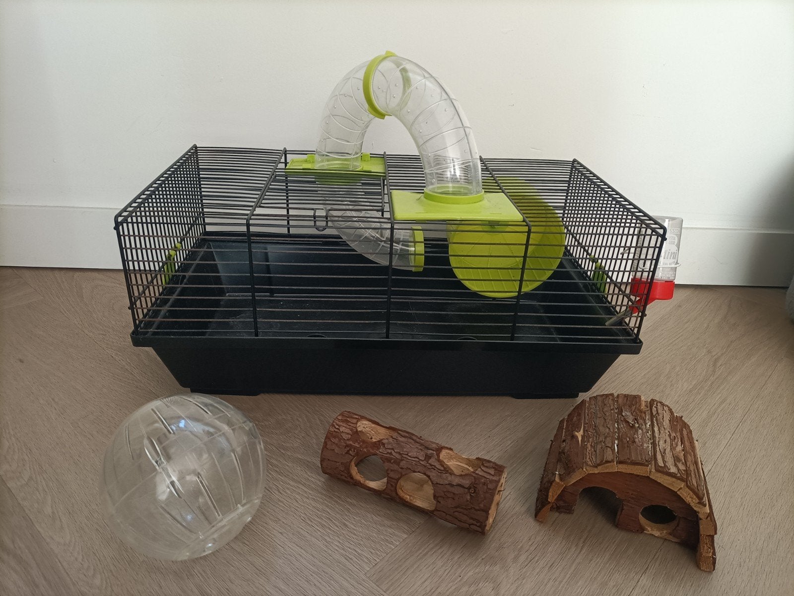 Super leuke hamsterkooi compleet met toebehoren, Dieren en Toebehoren, Kooi, Gebruikt, Minder dan 75 cm, Hamster