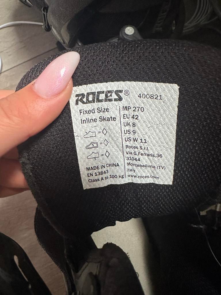 Roces Skeelers Maat 42 - Zo goed als nieuw, Sport en Fitness, Skeelers, Ophalen of Verzenden, Zo goed als nieuw, Inline skates 4 wielen