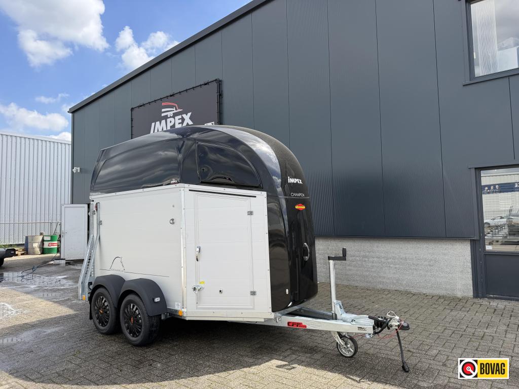 Bij Impex Bockmann Champion R CFF 2prds aluminium zadelkamer, Dieren en Toebehoren, Paarden en Pony's | Trailers en Aanhangwagens