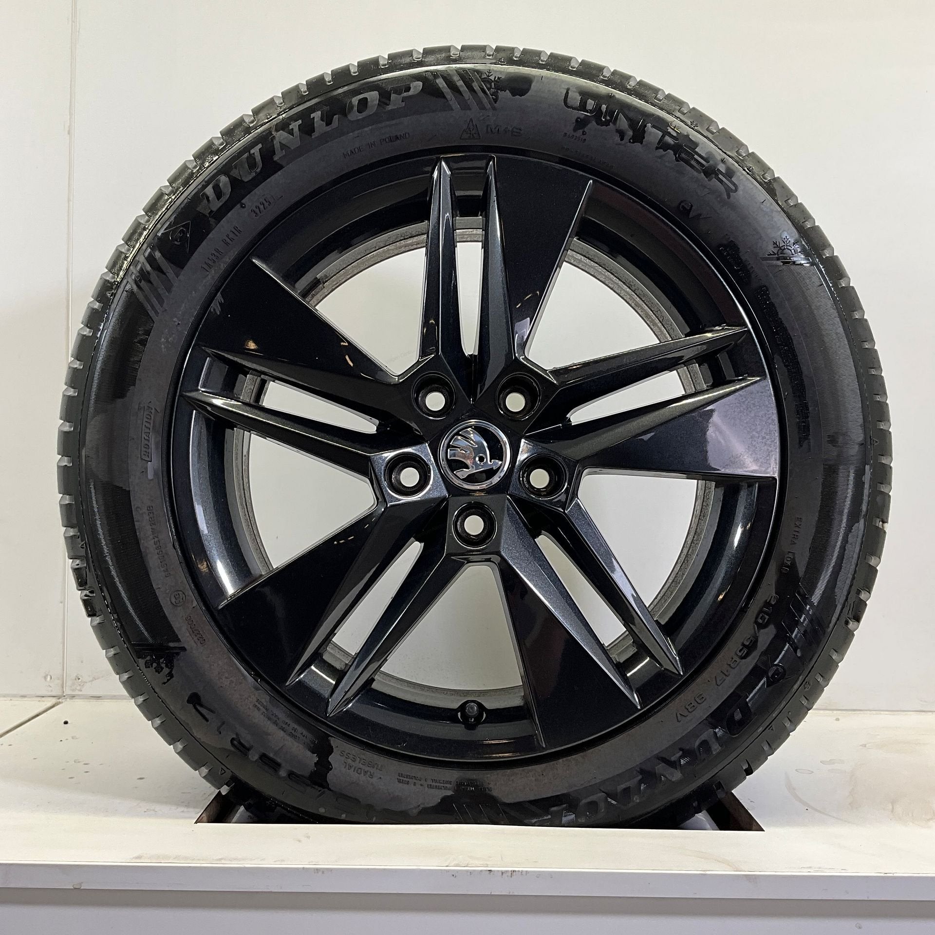 SKODA OCTAVIA MARKAB WINTERBANDEN SET 17 INCH ORIG, Auto-onderdelen, Banden en Velgen, 215 mm, -, -, Banden en Velgen