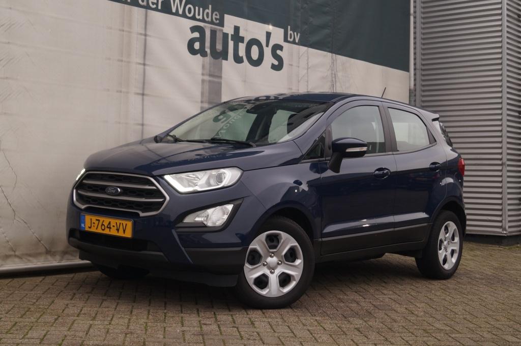 Ford EcoSport 1.0 EcoBoost Connected -AIRCO-CRUISE-, Voorwielaandrijving, Stof, Gebruikt, Euro 6