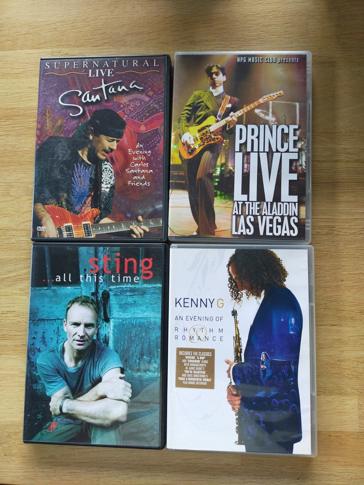 4 x muziek dvd's oa Prince , Sting enz, Alle leeftijden, Ophalen of Verzenden, Zo goed als nieuw