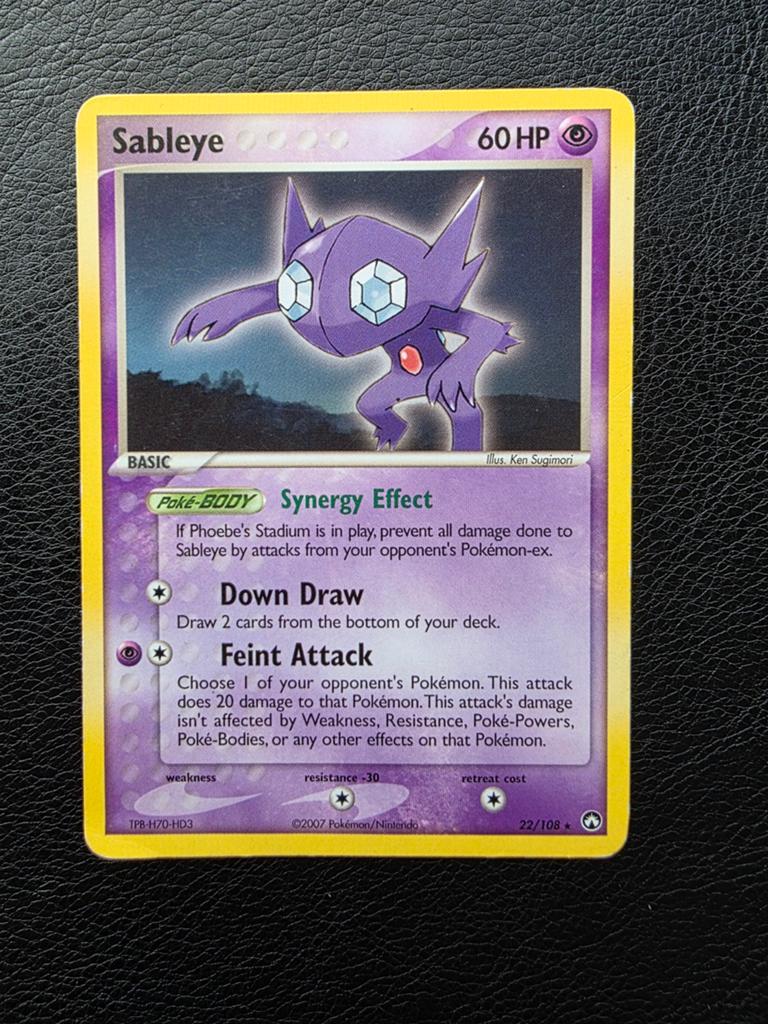 Sableye #22 ruby sapphire power keepers, Ophalen of Verzenden, Nieuw, Losse kaart