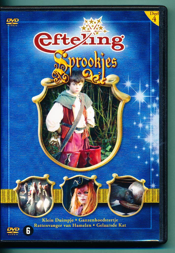 DVD Efteling sprookjes, Verzamelen, Efteling, Verzenden, Zo goed als nieuw, Overige typen