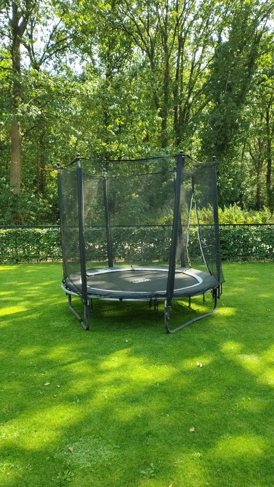 Spring trampoline 2.20m met veiligheidsnet, Kinderen en Baby's, Speelgoed | Buiten | Trampolines, Ophalen, Gebruikt