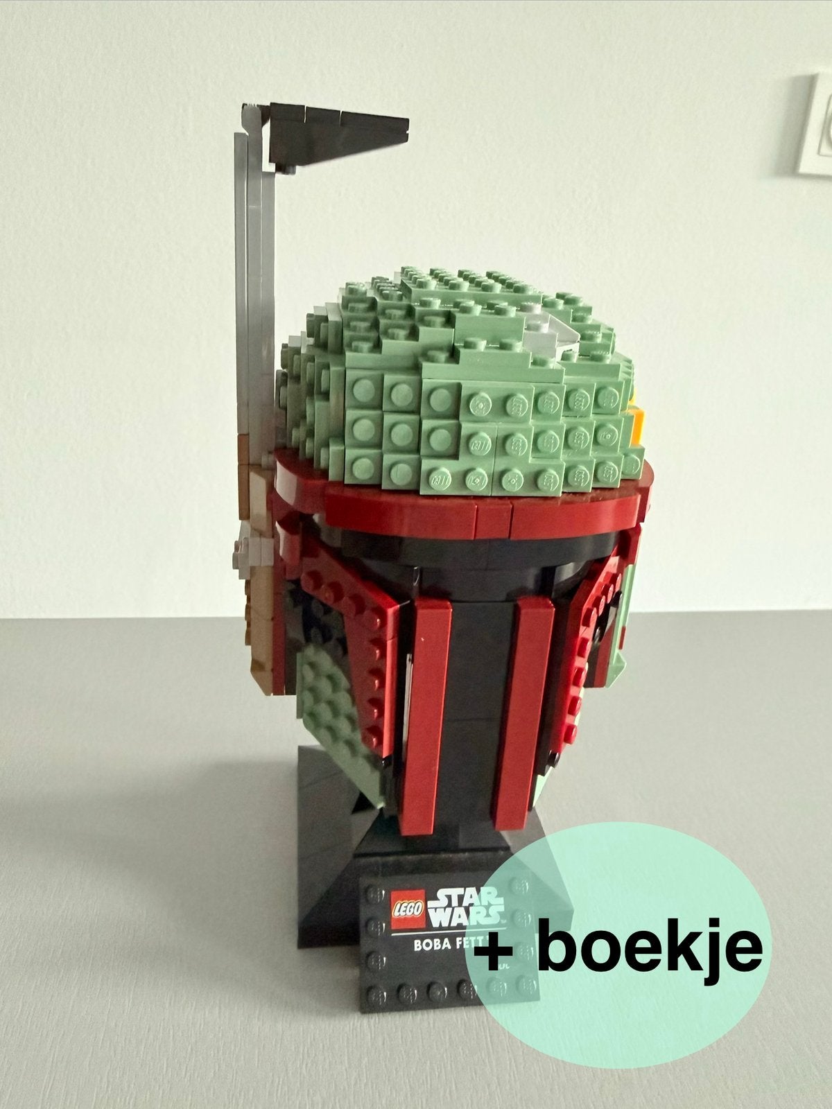 LEGO Boba Fett helm (75277) + Boekje, Star Wars, Lego, Compleet, Ophalen of Verzenden