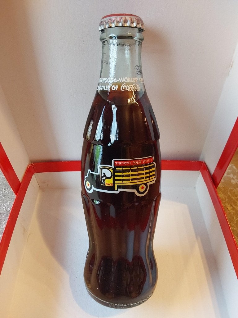 FLES CHATTANOOGA-WORLDS FIRST BOTTLER OF COCA COLA, Ophalen of Verzenden, Zo goed als nieuw, Gebruiksvoorwerp