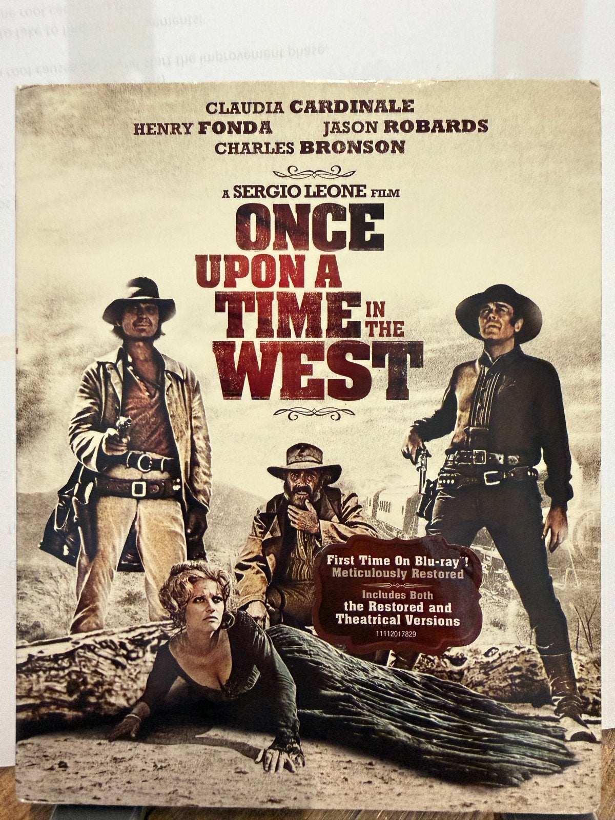 Once Upon a Time in the West Blu-ray - Klassieker, Ophalen of Verzenden, Zo goed als nieuw, Klassiekers
