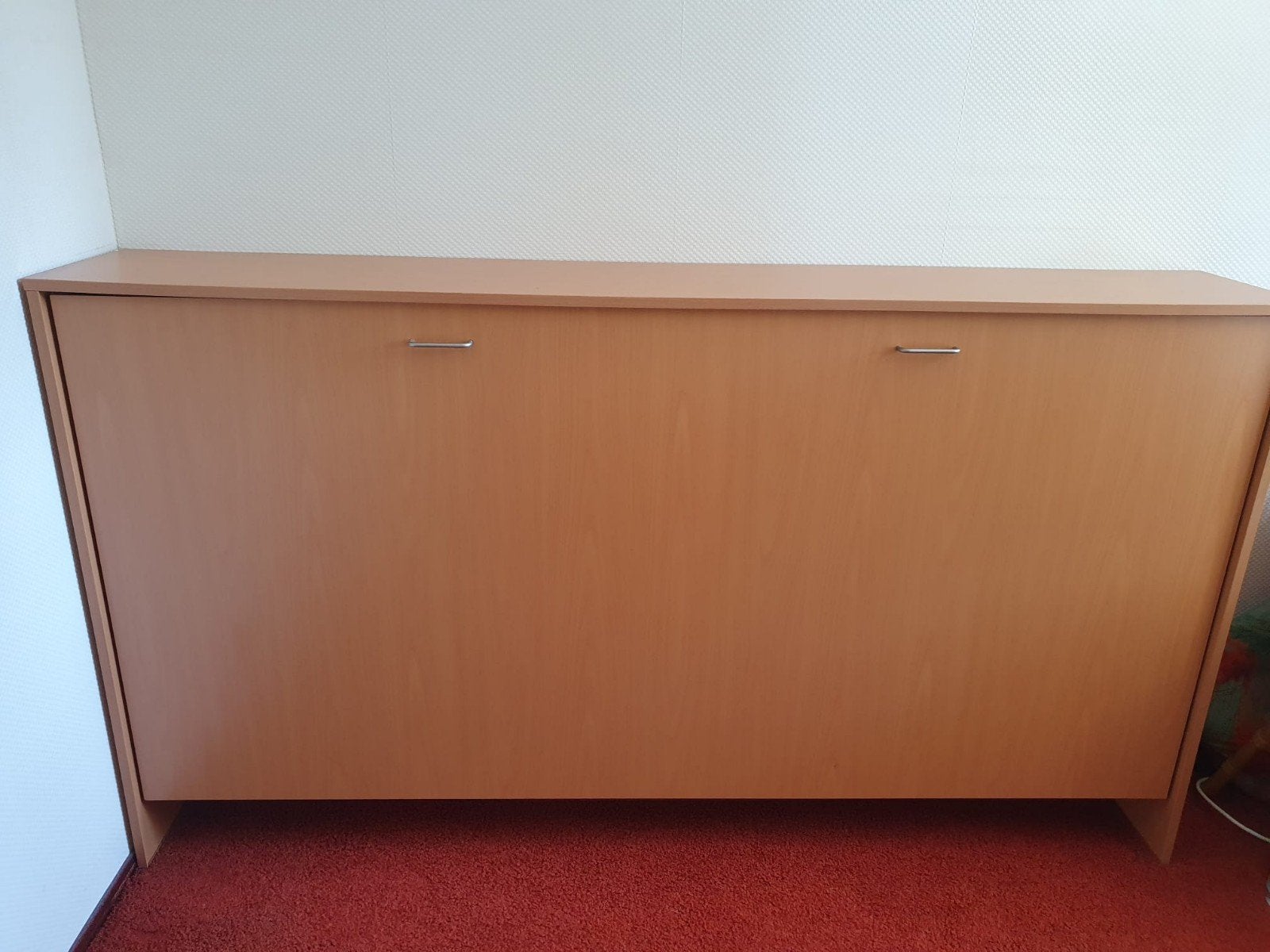 Inklapbed kastbed  1 persoons 90 x 200, Huis en Inrichting, Slaapkamer | Bedden, 90 cm, Eenpersoons, Wit, Ophalen of Verzenden