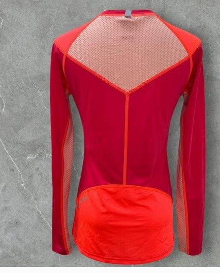 Kari Traa Pink Orange Mesh Panel Sports Running Top, Maat 38/40 (M), Kari Traa, Oranje, Ophalen of Verzenden