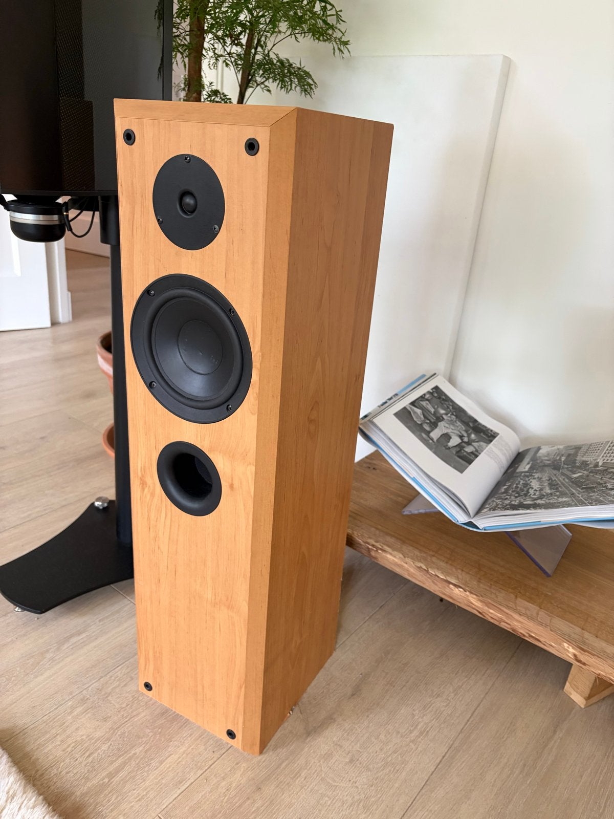 Eltax Symphony 6 Vloerstaande Luidspreker - Houtkleur, Overige merken, Vloerstaande luidspreker, Gebruikt, Ophalen of Verzenden