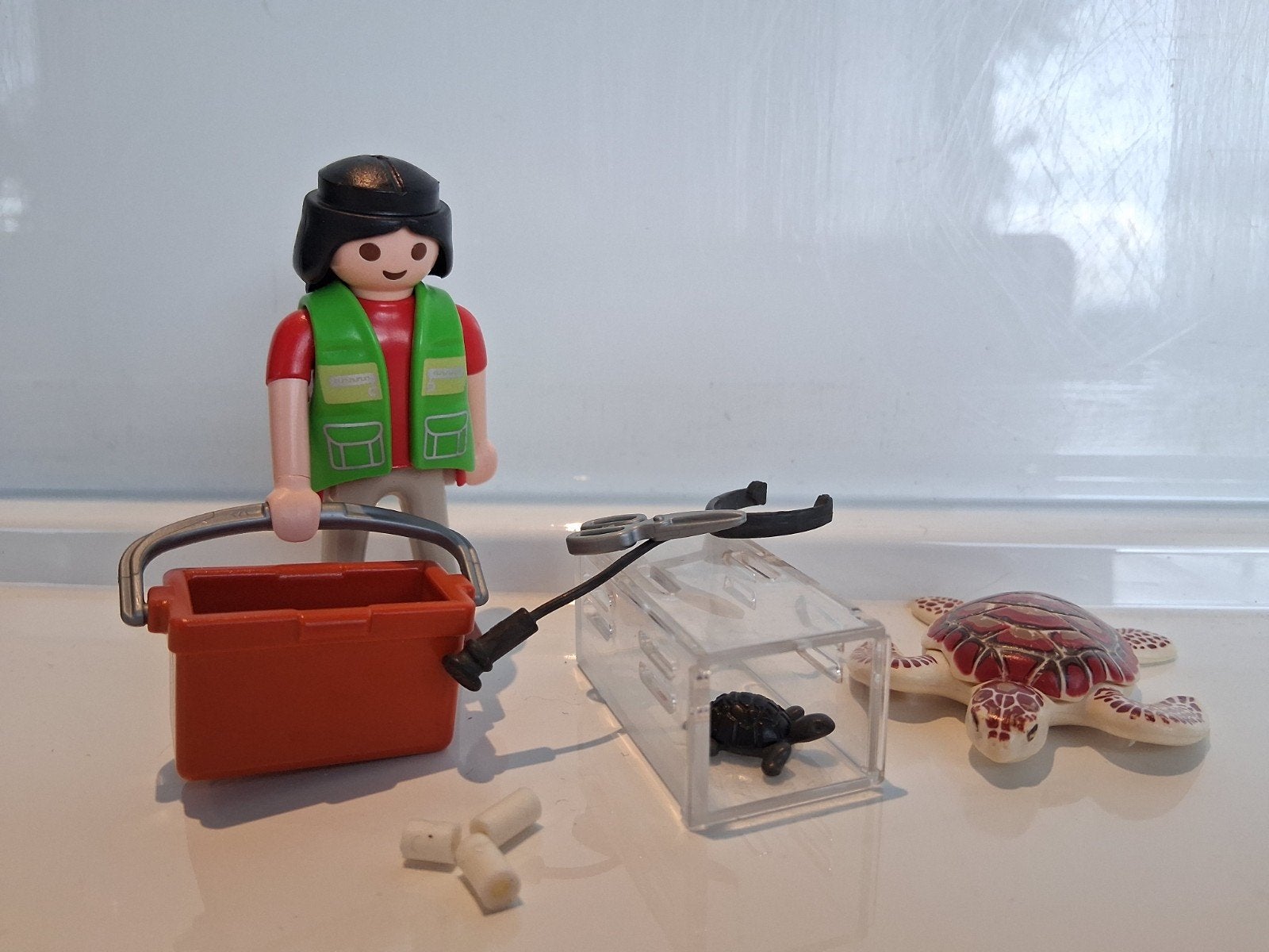 Playmobil set: Dierenverzorger met schildpadden, Ophalen, Gebruikt