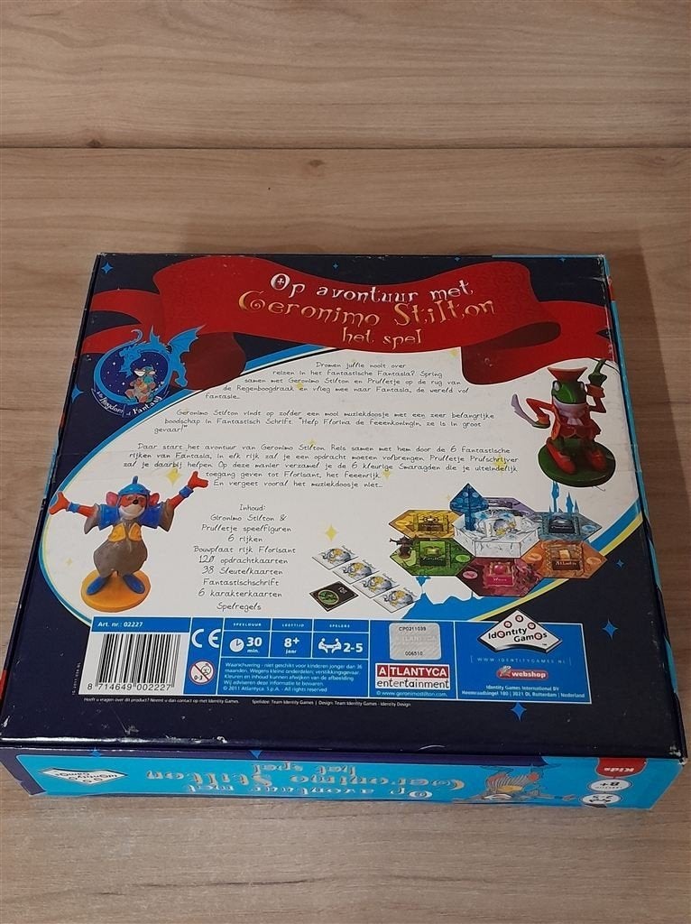Op avontuur met Geronimo Stilton - het spel - s5319, Hobby en Vrije tijd, Gezelschapsspellen | Bordspellen, Verzenden, Zo goed als nieuw