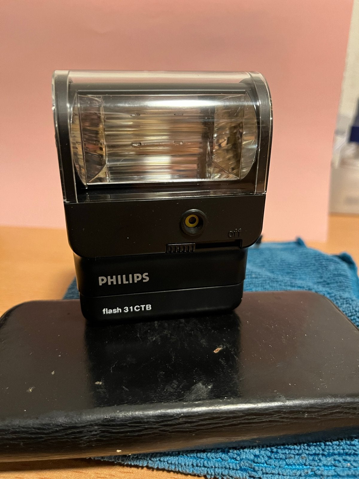 Philips Flash 31CTB Flitser, Philips, Gebruikt, Voor analoge fotografie, Externe flitser