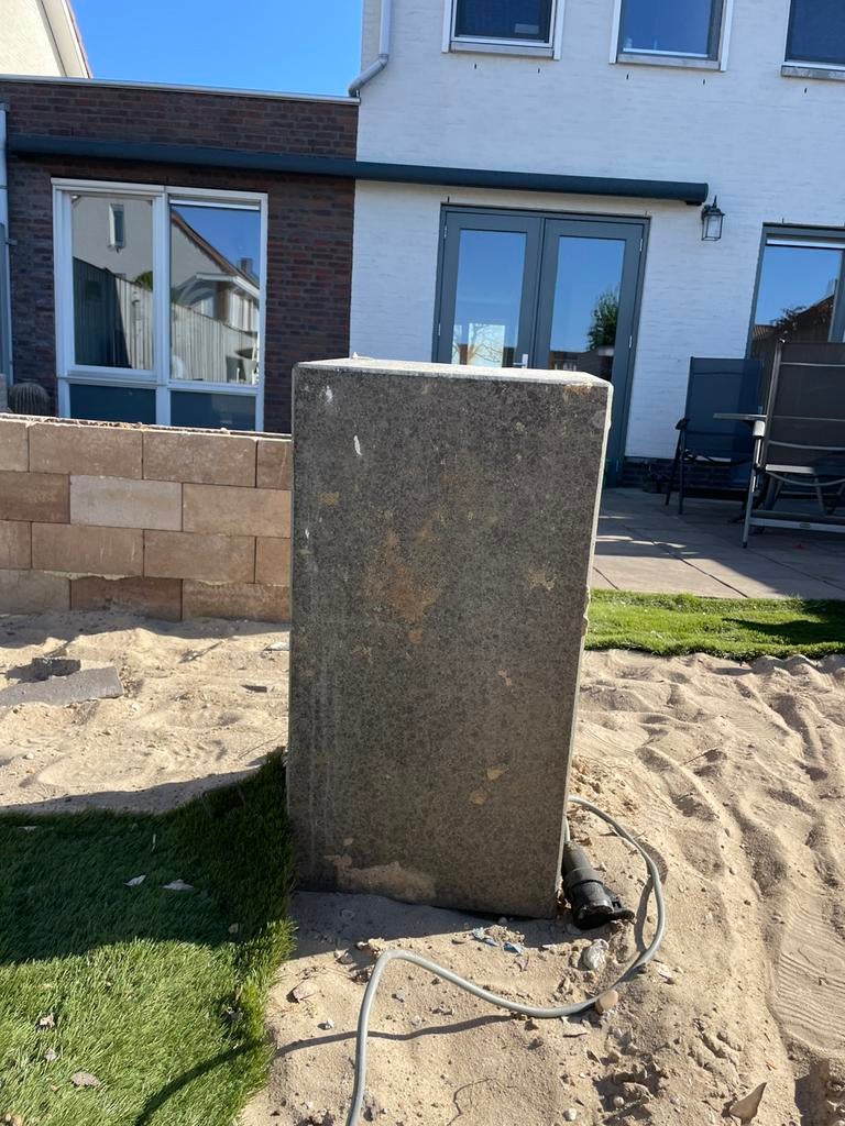 3x zuil, Tuin en Terras, Ophalen of Verzenden, Zo goed als nieuw, Beton