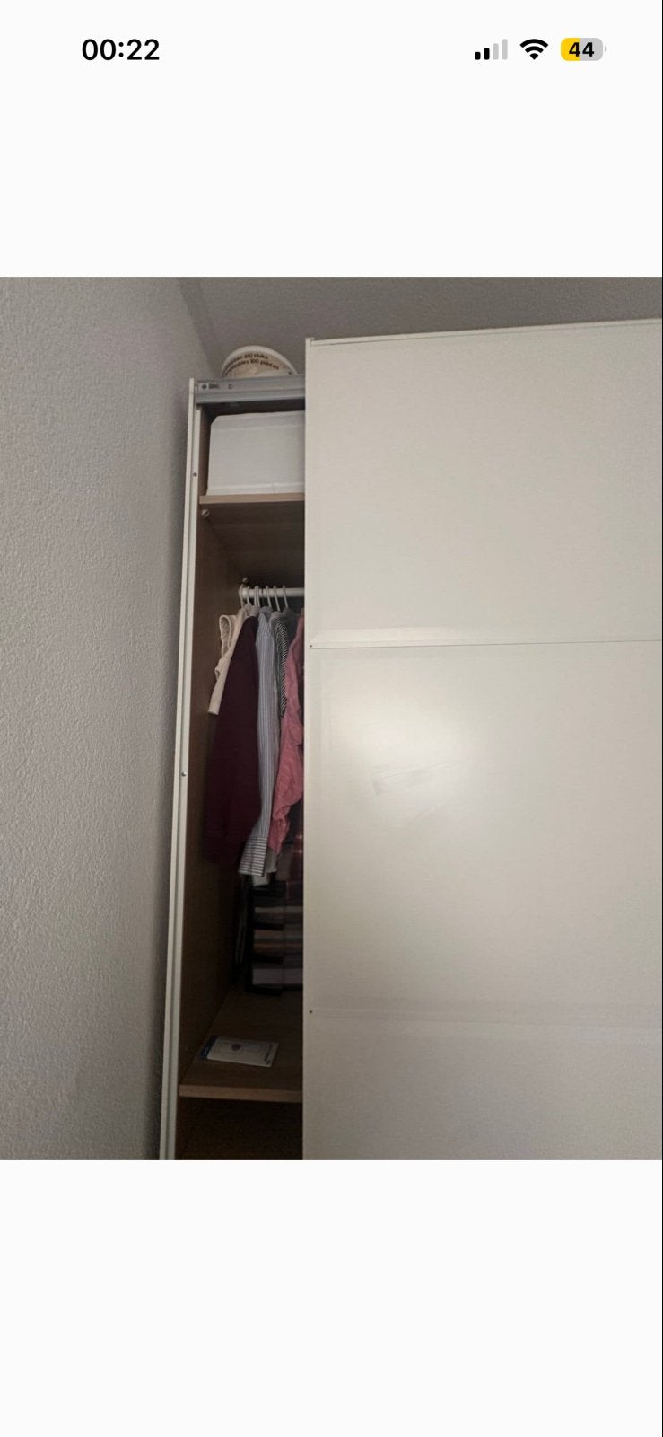 IKEA Pax kast schuifdeuren wit/mat 150x236 cm (2 stuks), Ophalen, Kunststof, Gebruikt, 200 cm of meer