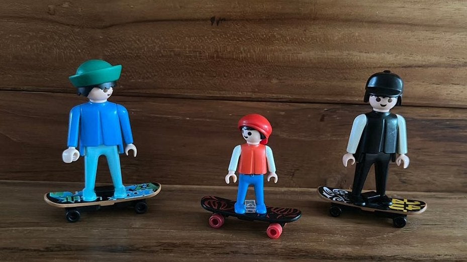 Playmobil skaters, Kinderen en Baby's, Ophalen of Verzenden, Zo goed als nieuw, Losse onderdelen