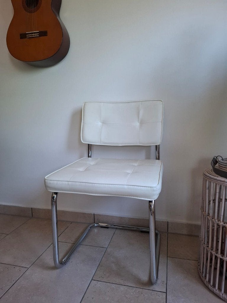 Eetkamerstoelen, Ophalen, Gebruikt, Wit, Vintage