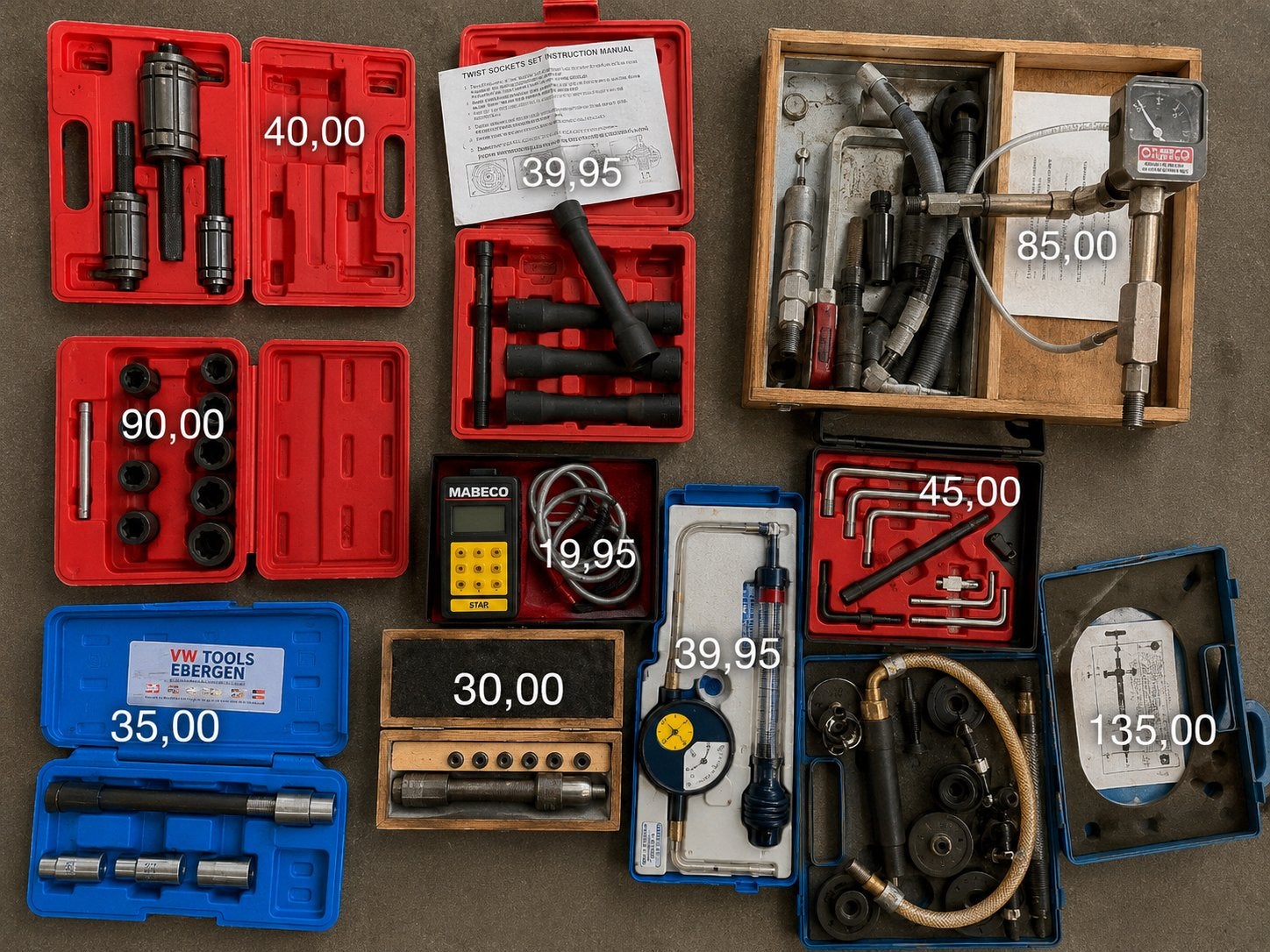 Diverse garagegereedschappen en autogereedschap, Ophalen of Verzenden, Gebruikt