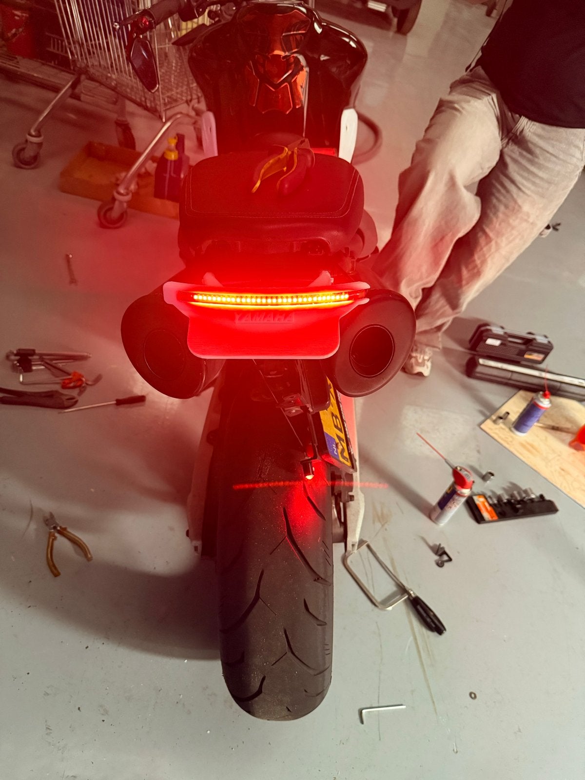 3D geprinte achterlichthouder voor Yamaha MT03 660, Ophalen of Verzenden, Nieuw