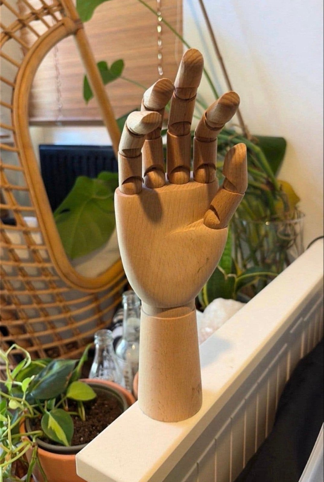 Mooie houten paspop/decoratieve hand, Ophalen of Verzenden, Nieuw, Overige typen
