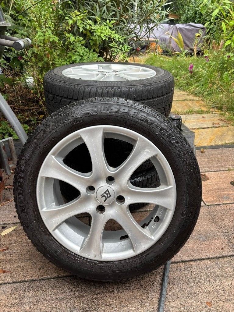 Lichtmetalen velgen R16 met winterbanden, Ophalen, Gebruikt, Velg(en), 16 inch
