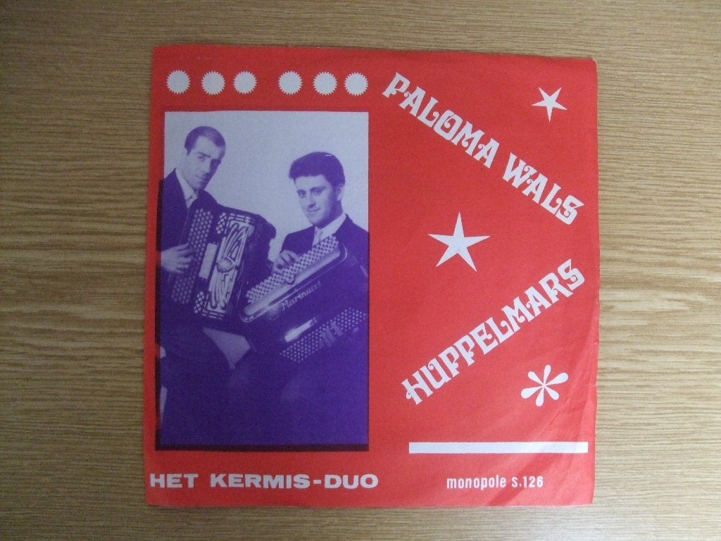 HET KERMIS-DUO     PALOMA WALS / HUPPEL-MARS, Ophalen of Verzenden, Zo goed als nieuw, 7 inch, Pop