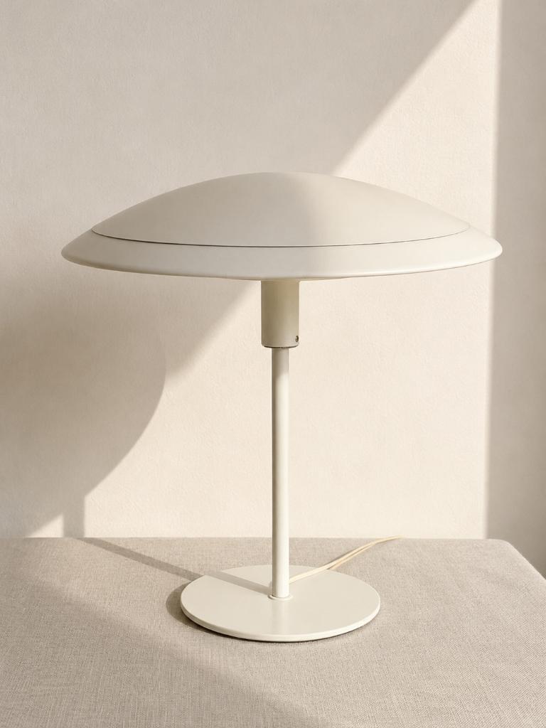 Vintage Peill & Putzler tafellamp – Space Age – Design, Ophalen, 50 tot 75 cm, Zo goed als nieuw, Glas