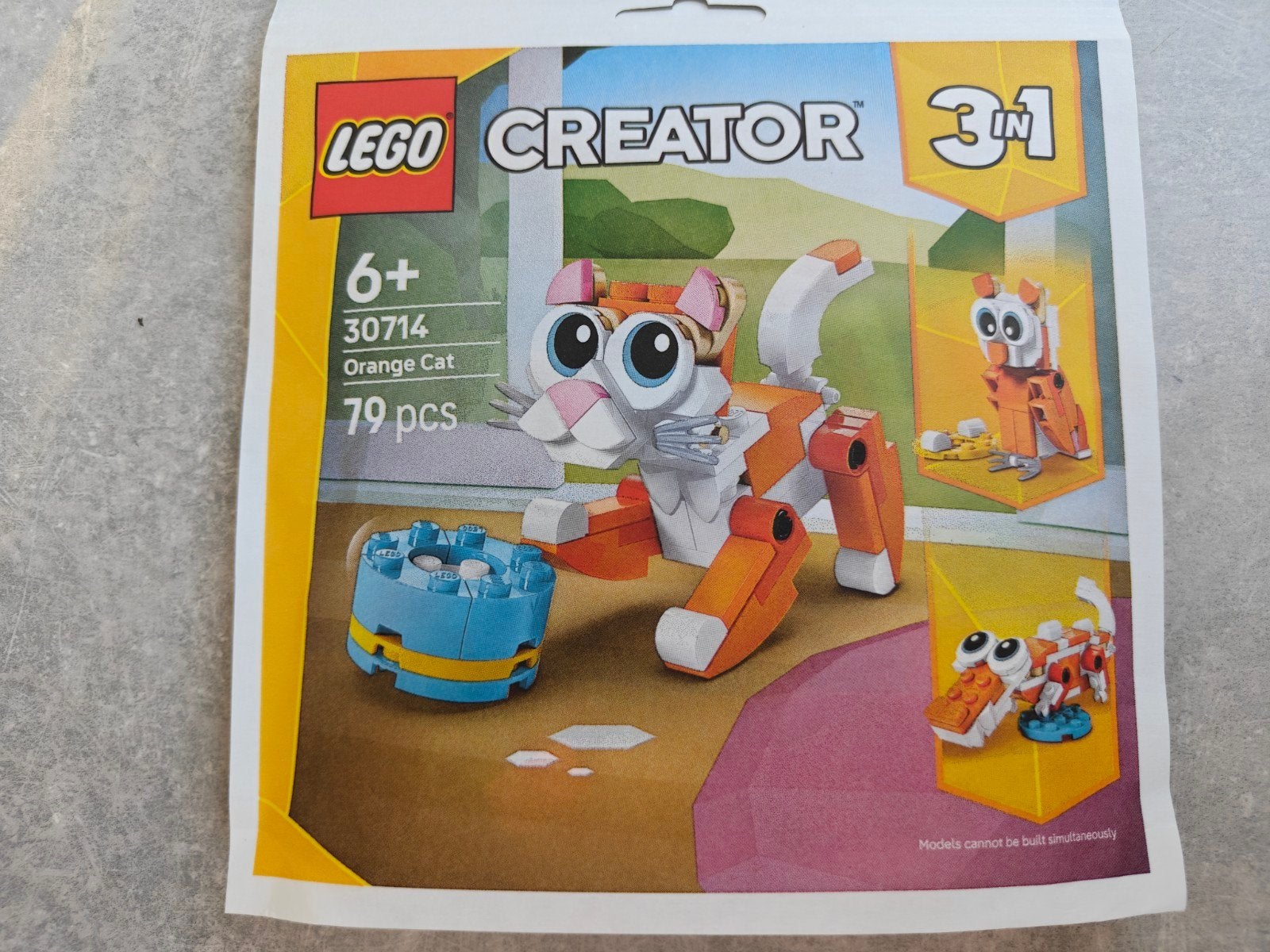 LEGO Creator 30714 Oranje Kat Polybag Nieuw, Ophalen of Verzenden, Nieuw