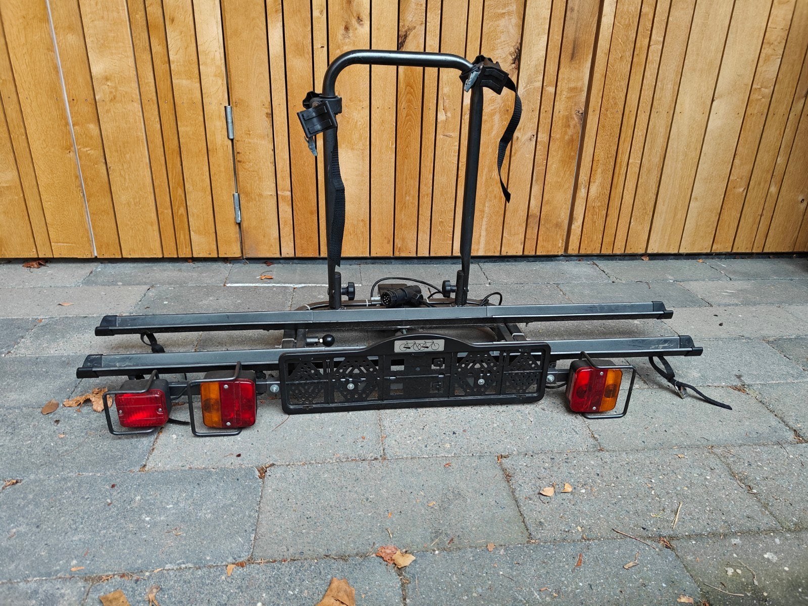 Trekhaak fietsendrager - Max. 50kg laadvermogen, Ophalen, Gebruikt, 2 fietsen, Trekhaakdrager