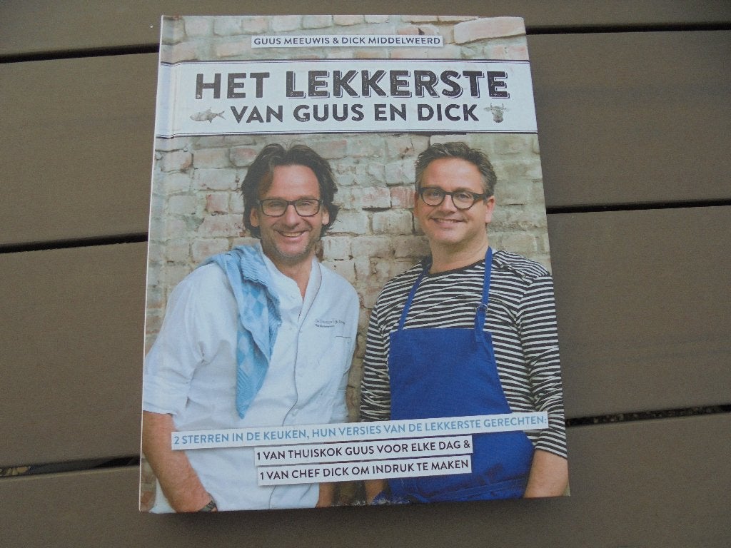 Boek Het Lekkerste van Guus en Dick, Hoofdgerechten, Ophalen of Verzenden, Zo goed als nieuw, Nederland en België