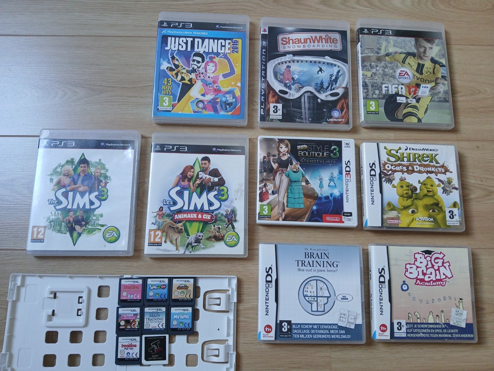 Diverse PlayStation 3 en Nintendo DS/3DS games, 1 speler, Ophalen of Verzenden, Zo goed als nieuw, Eén computer